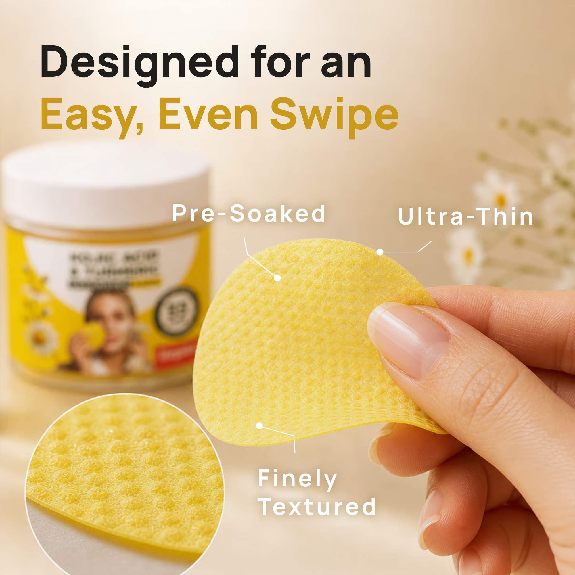Ltepska Kojic Acid & Turmeric Cleansing Pads - Promotional Visual 4